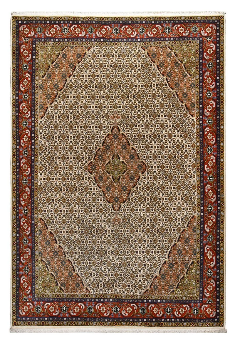 Ardebil Teppich 200x290cm - Perserteppich - beige