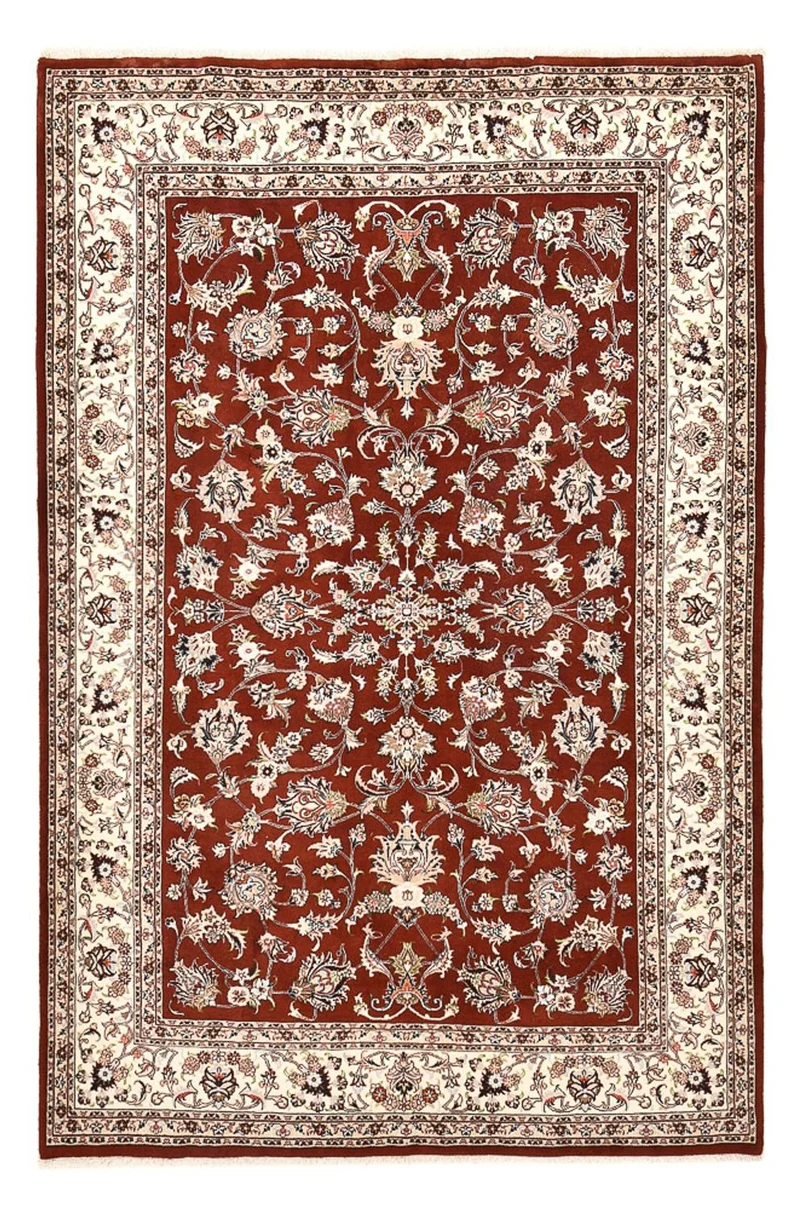 Maschad Teppich 196x293cm - Perserteppich - rot