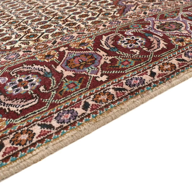 Täbriz - 40 Raj Teppich 200x204cm - Perserteppich - braun