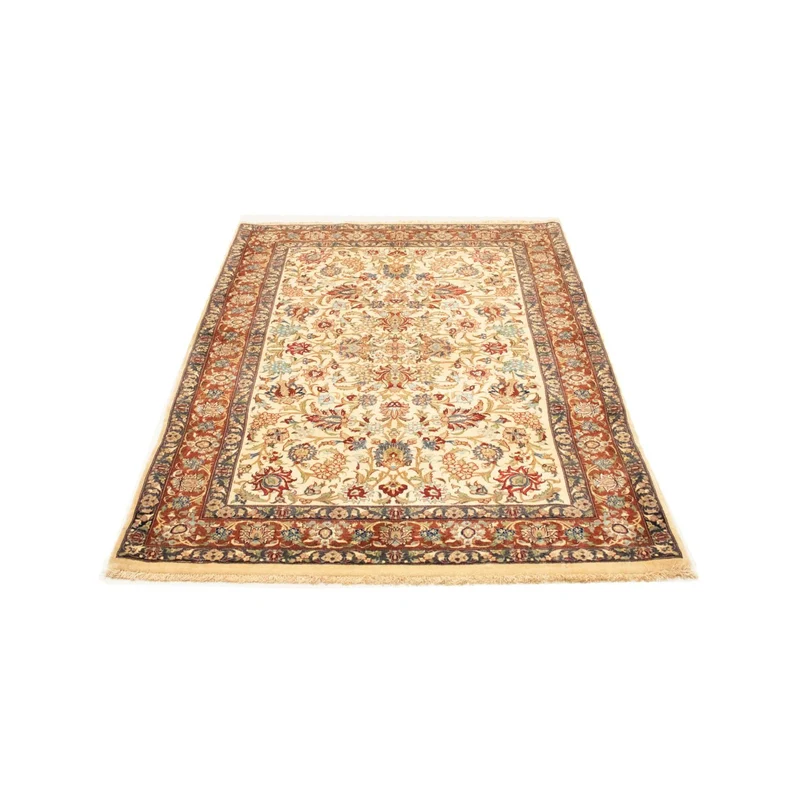 Ghom Teppich 102x160cm - Perserteppich - beige