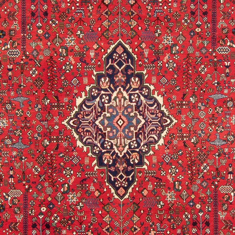 Abadeh Teppich 207x310cm - Perserteppich - rot