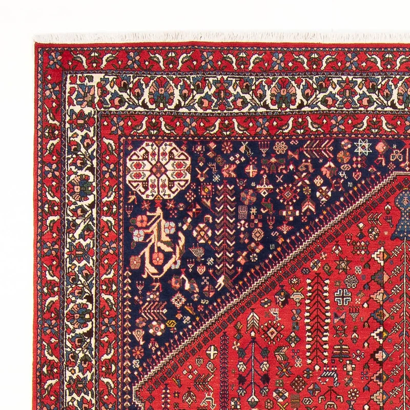 Abadeh Teppich 207x310cm - Perserteppich - rot
