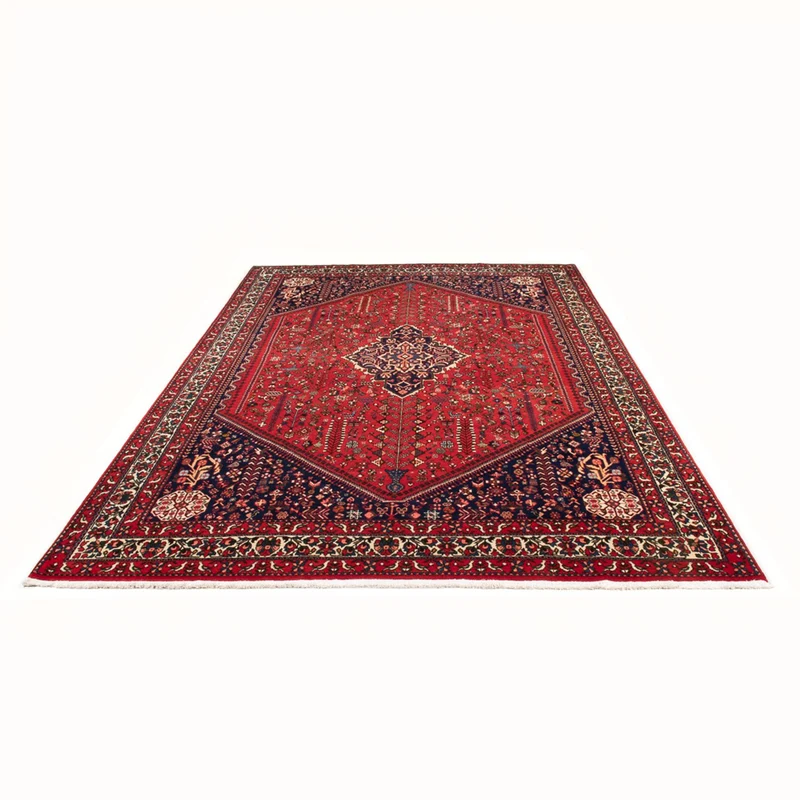 Abadeh Teppich 207x310cm - Perserteppich - rot