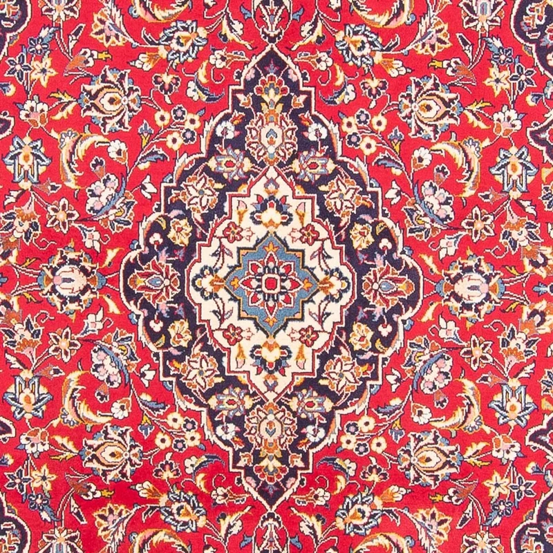 Keshan Teppich 200x294cm - Perserteppich - rot