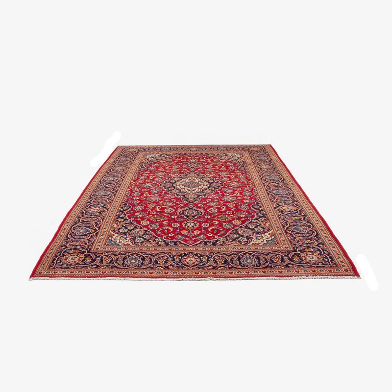 Keshan Teppich 200x294cm - Perserteppich - rot