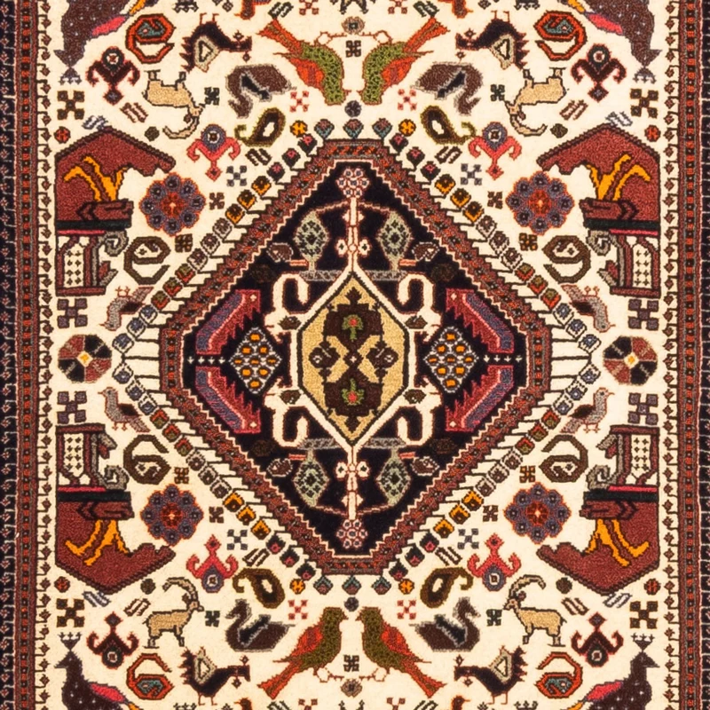 Ghashghai Teppich 80x253cm - Perserteppich - creme