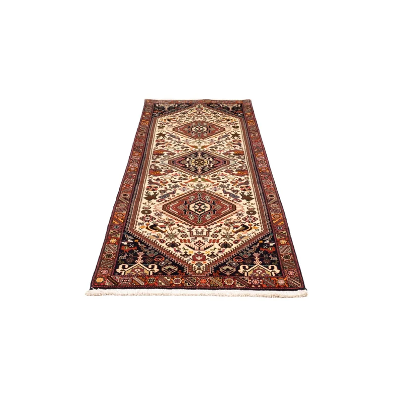 Ghashghai Teppich 80x253cm - Perserteppich - creme