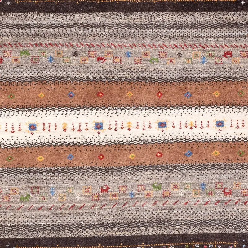 Indo Loribaft Teppich 169x240cm - Wollteppich - mehrfarbig