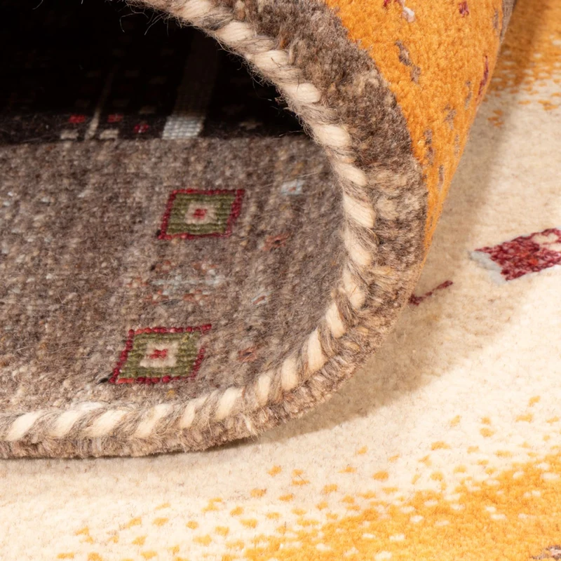 Gabbeh Teppich - Loribaft Indus - 170 x 240 cm - gold