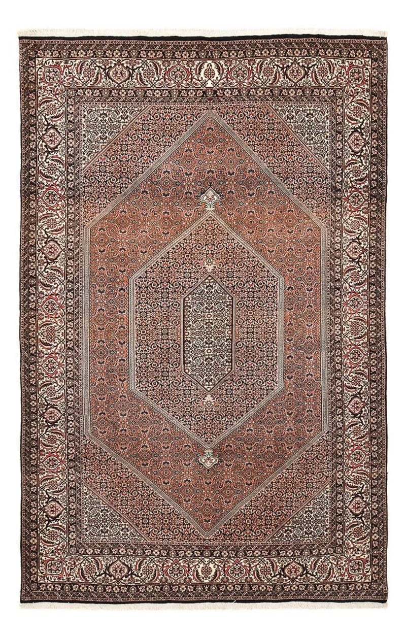 Bidjar Teppich 198x300cm - Perserteppich - rost