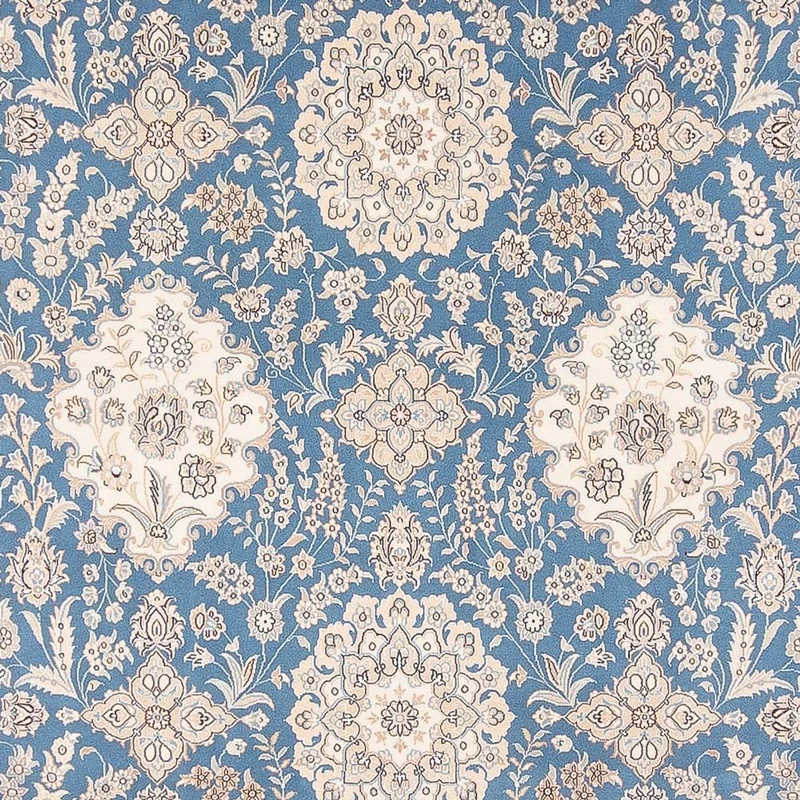 Perserteppich - Nain - Premium - 245 x 348 cm - hellblau