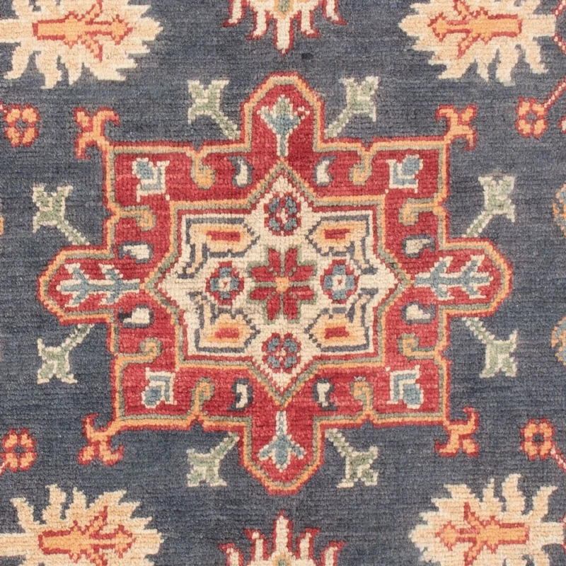 Kazak Teppich 97x148cm - Orientteppich - dunkelblau