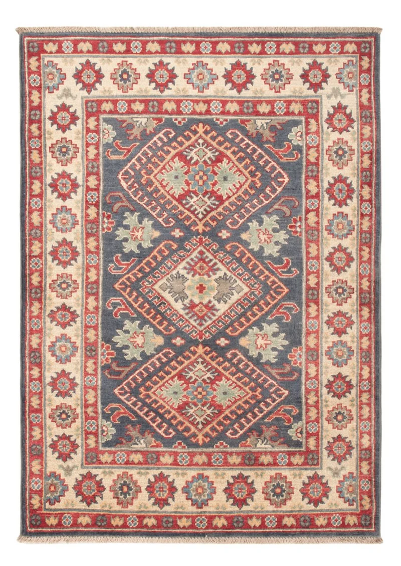 Kazak Teppich 101x145cm - Orientteppich - mehrfarbig