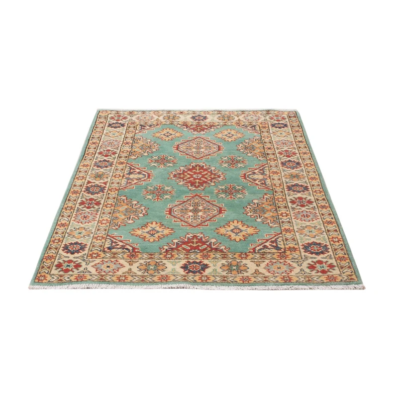 Kazak Teppich 91x150cm - Orientteppich - hellblau