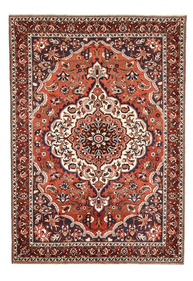 Bachtiar Teppich 210x310cm - Perserteppich - terrakotta
