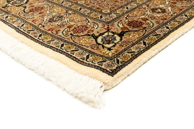 Täbriz - 50 Raj Teppich 100x154cm - Perserteppich - beige