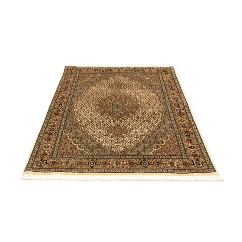 Täbriz - 50 Raj Teppich 100x154cm - Perserteppich - beige