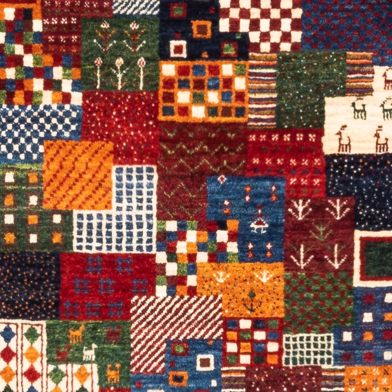Gabbeh Teppich - Loribaft Perser - Royal - 86 x 132 cm - mehrfarbig
