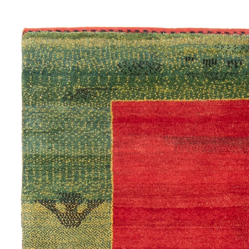 Gabbeh Persisch Teppich 152x198cm - Perserteppich Wollteppich - mehrfarbig