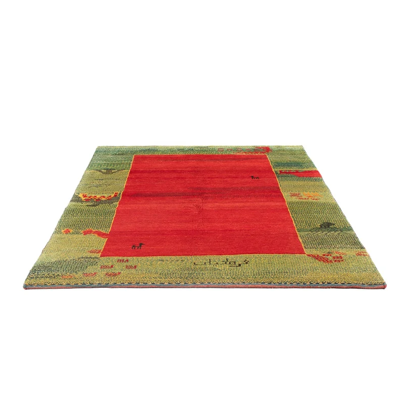 Gabbeh Persisch Teppich 152x198cm - Perserteppich Wollteppich - mehrfarbig