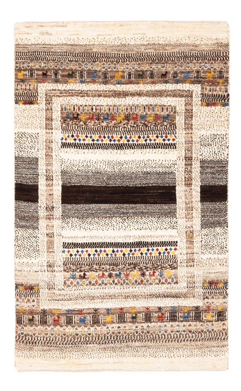 Loribaft Teppich Perser 84x132cm - Orientteppich - mehrfarbig