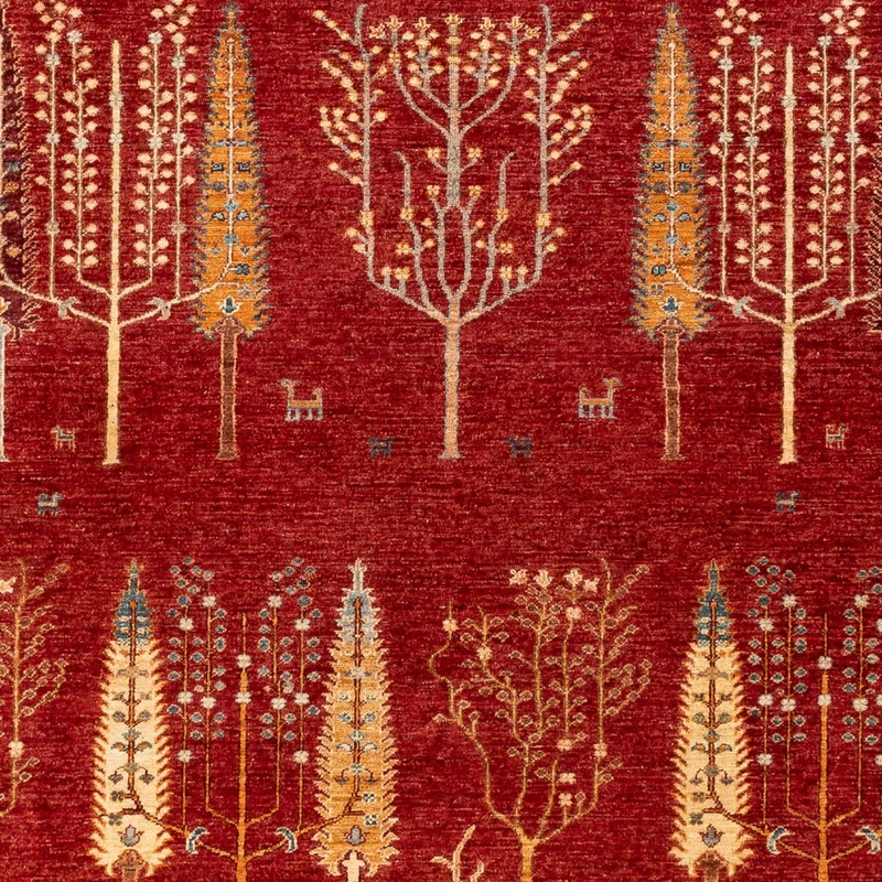 Ariana Teppich 209x284cm - Orientteppich - rot