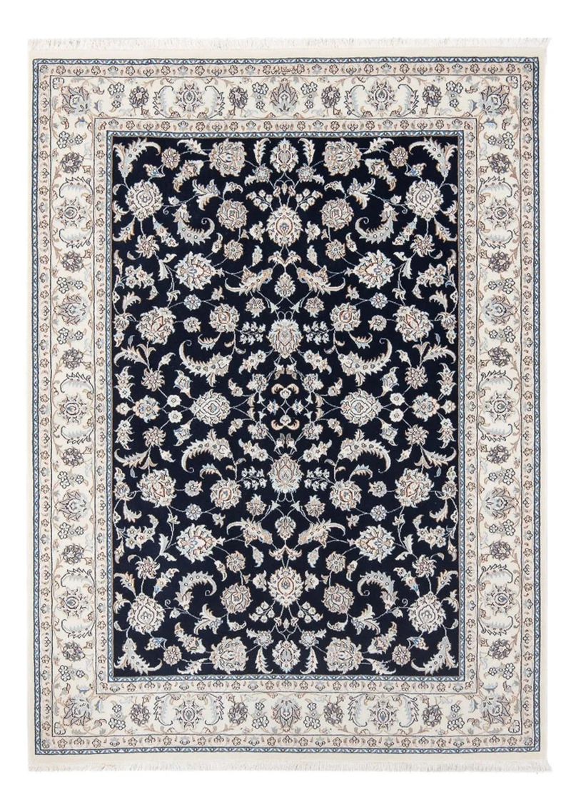Nain - 6La Teppich 148x205cm - Perserteppich - dunkelblau