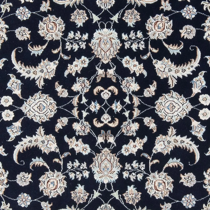 Nain - 6La Teppich 148x205cm - Perserteppich - dunkelblau