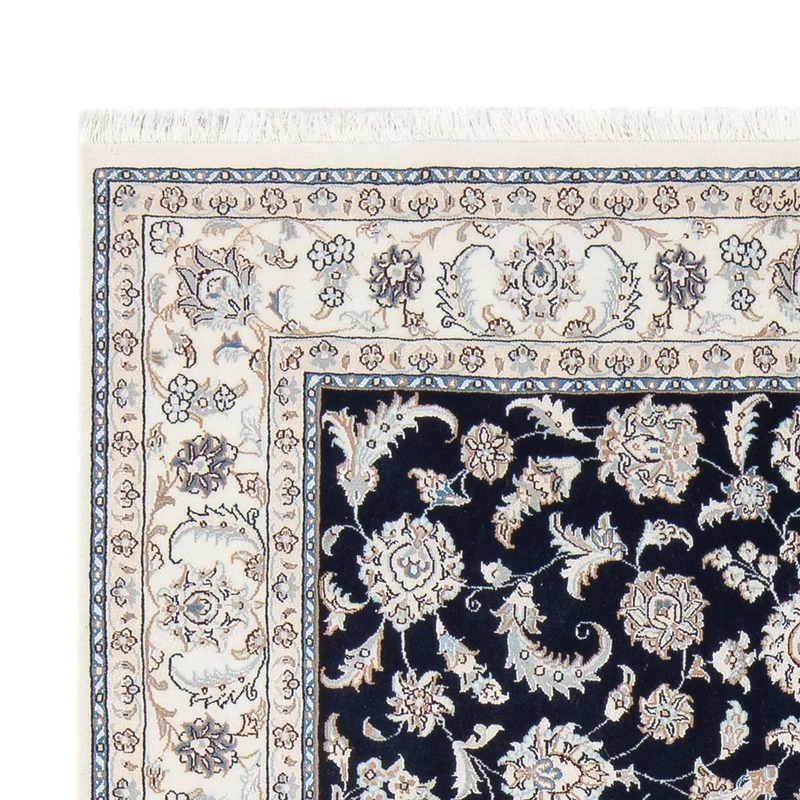 Nain - 6La Teppich 148x205cm - Perserteppich - dunkelblau