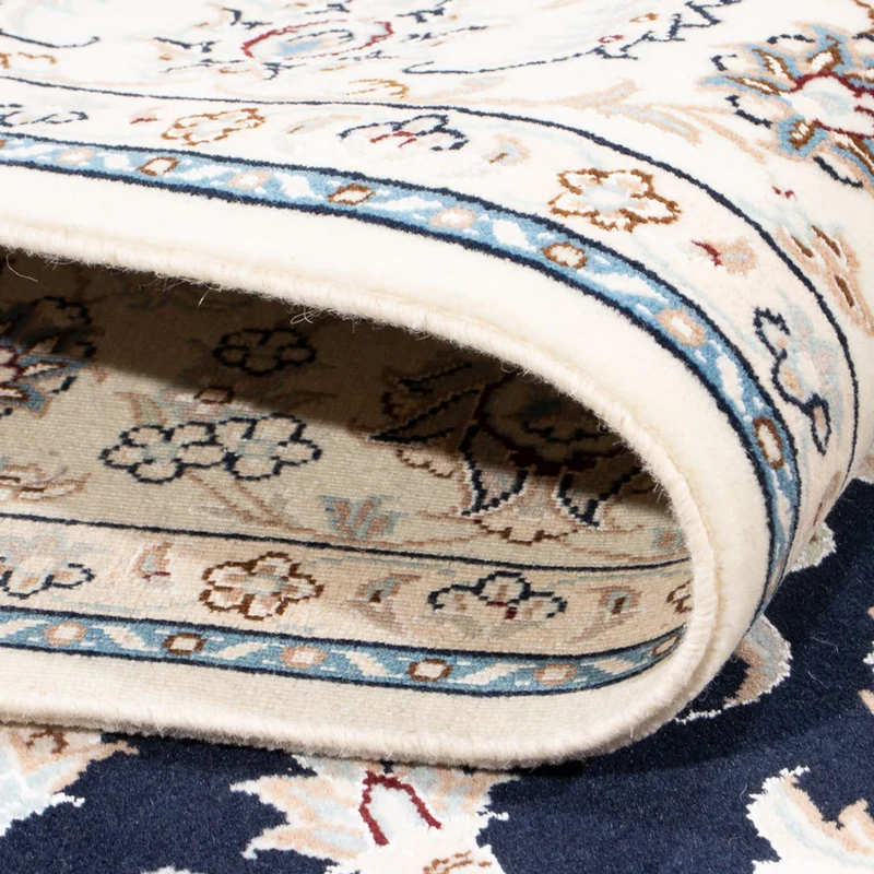 Nain - 6La Teppich 148x205cm - Perserteppich - dunkelblau