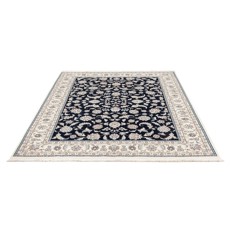 Nain - 6La Teppich 148x205cm - Perserteppich - dunkelblau