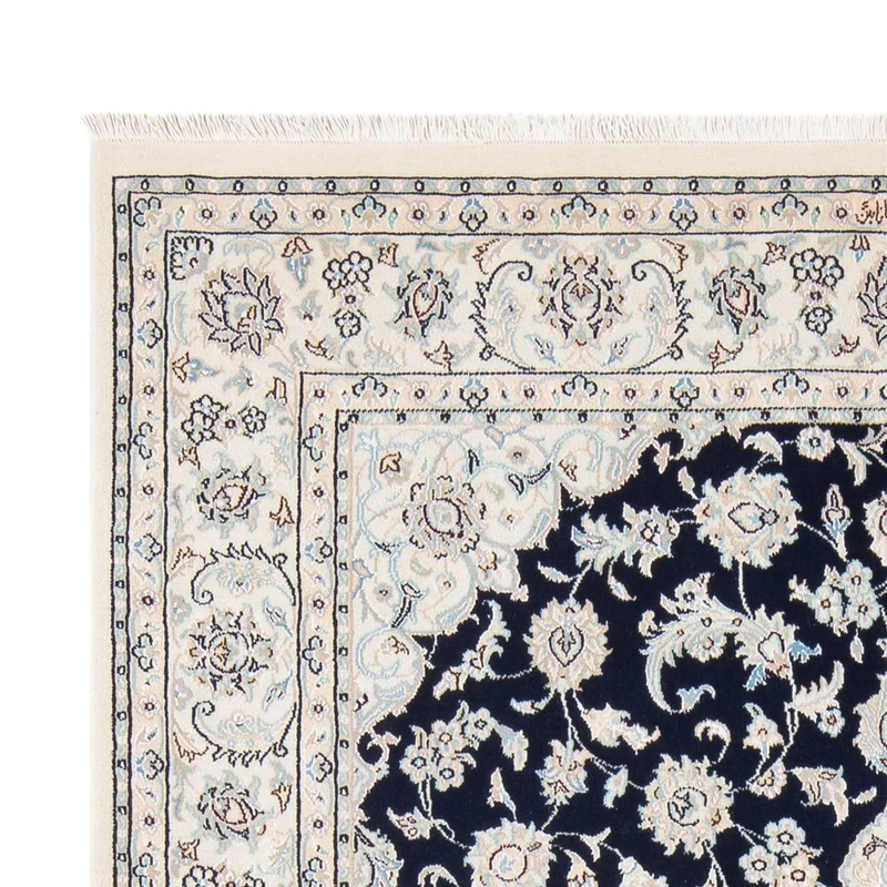 Perserteppich - Nain - Premium - 148 x 205 cm - dunkelblau