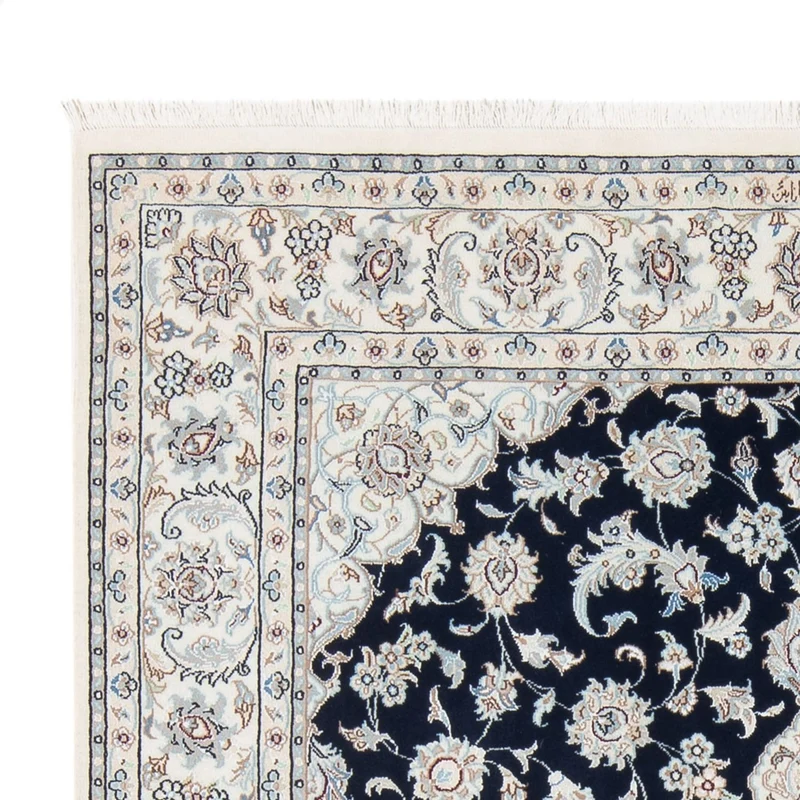 Nain - 6La Teppich 150x202cm - Perserteppich - dunkelblau
