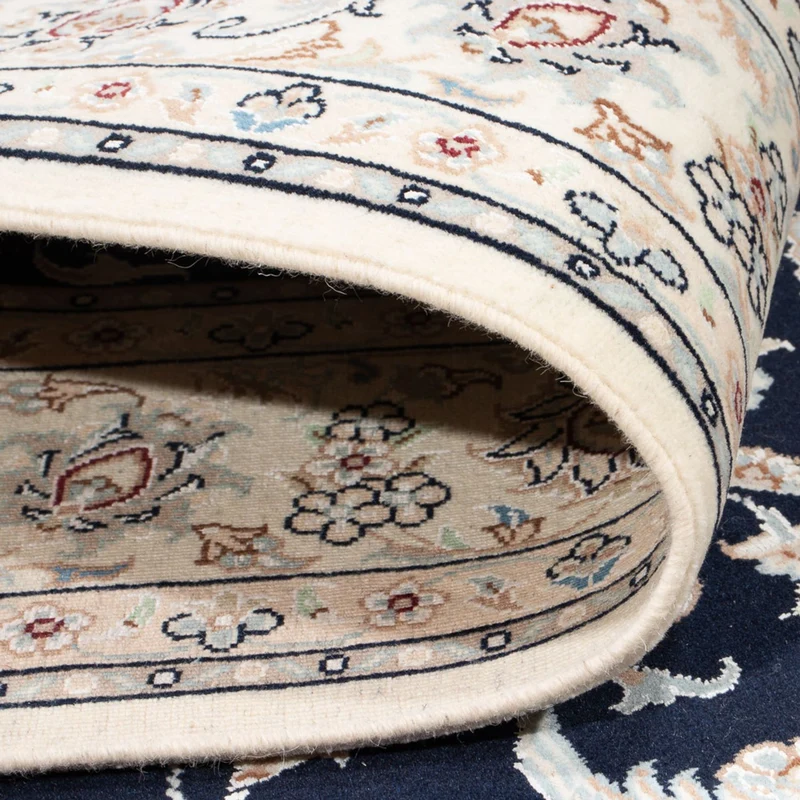 Nain - 6La Teppich 150x202cm - Perserteppich - dunkelblau