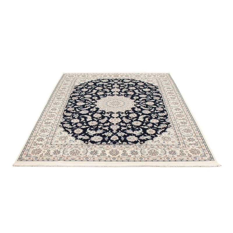 Nain - 6La Teppich 150x202cm - Perserteppich - dunkelblau