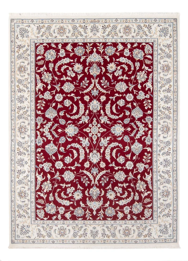 Nain - 6La Teppich 150x202cm - Perserteppich - rot