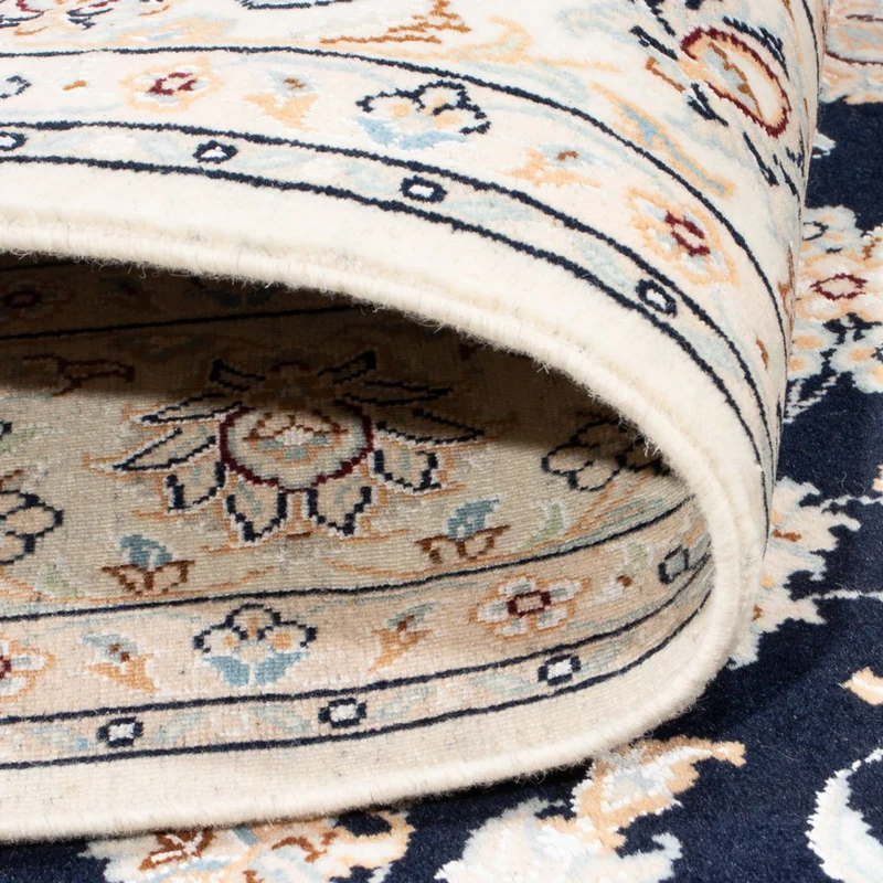 Nain - 6La Teppich 148x205cm - Perserteppich - dunkelblau