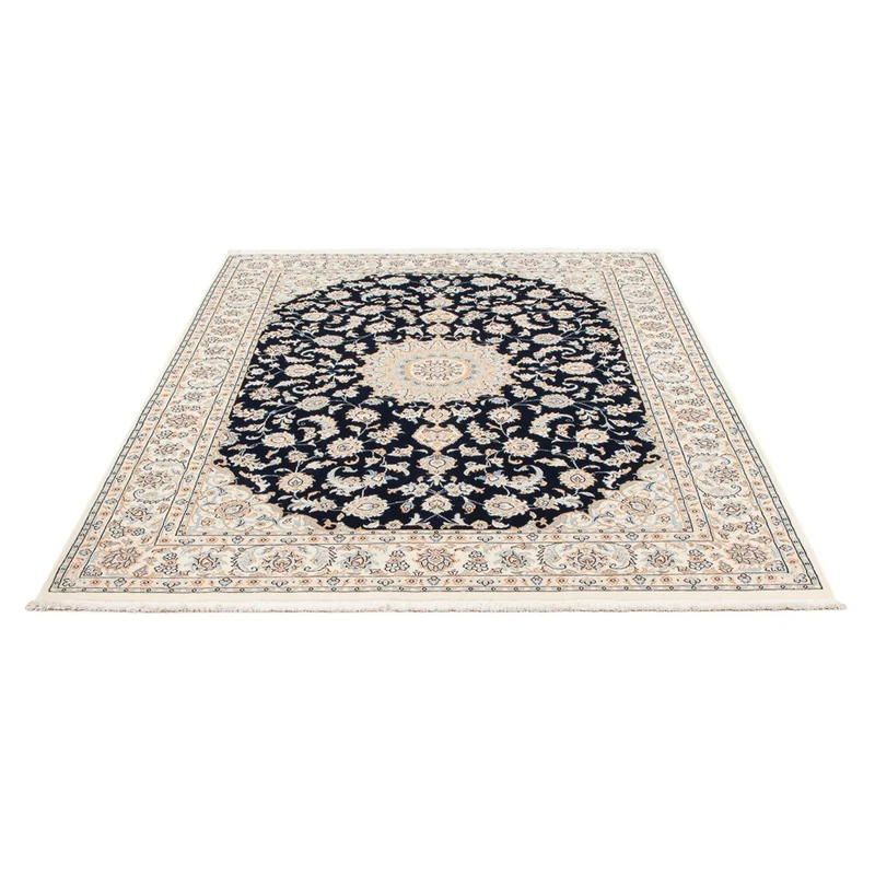 Nain - 6La Teppich 148x205cm - Perserteppich - dunkelblau