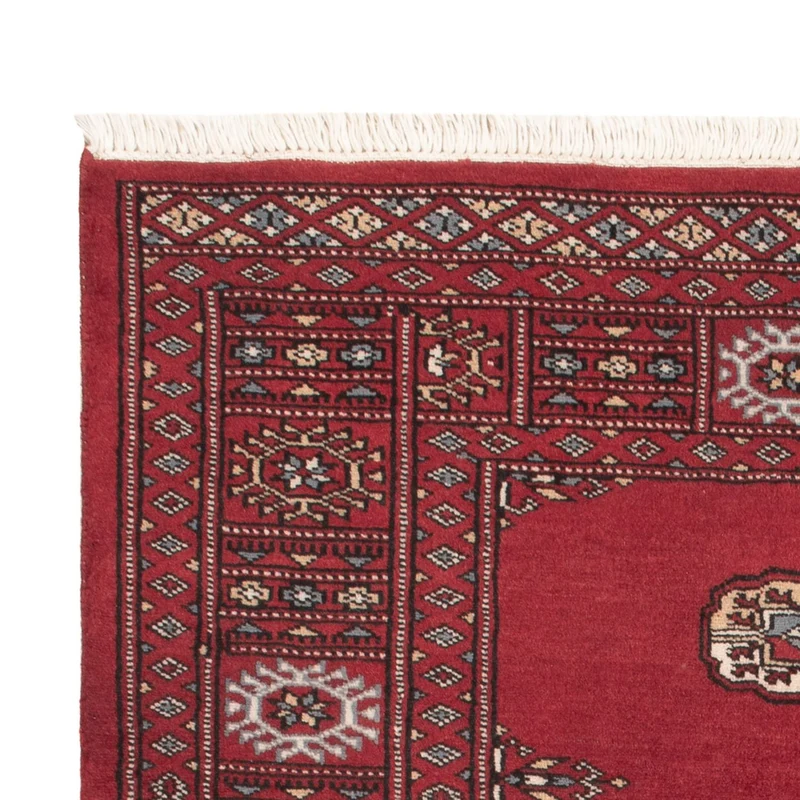 Pakistan Teppich 89x132cm - Orientteppich - rot