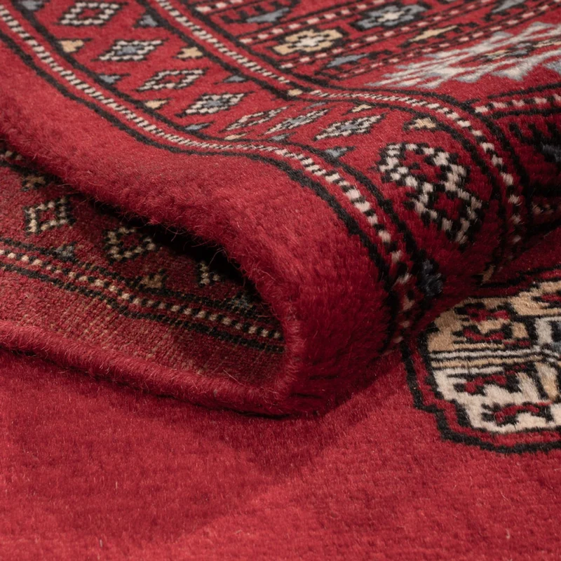 Pakistan Teppich 89x132cm - Orientteppich - rot