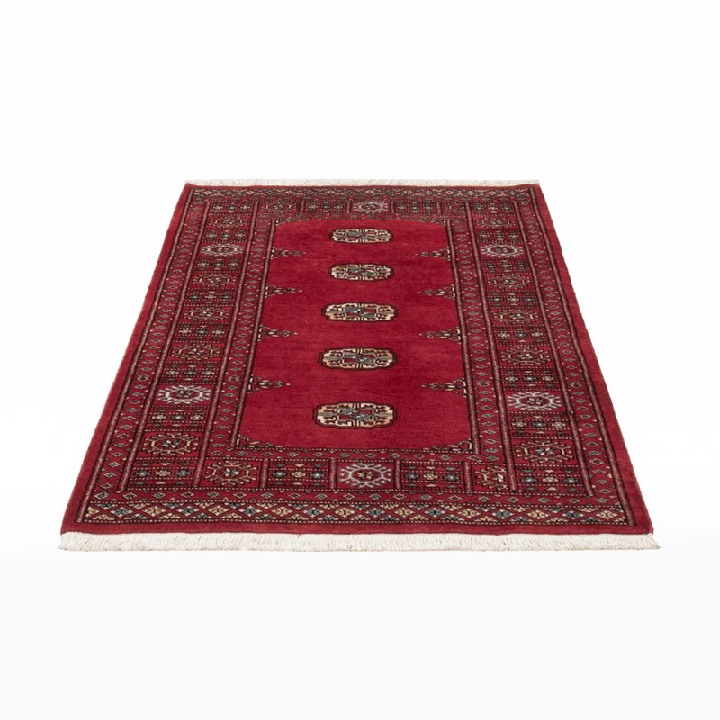 Pakistan Teppich 89x132cm - Orientteppich - rot