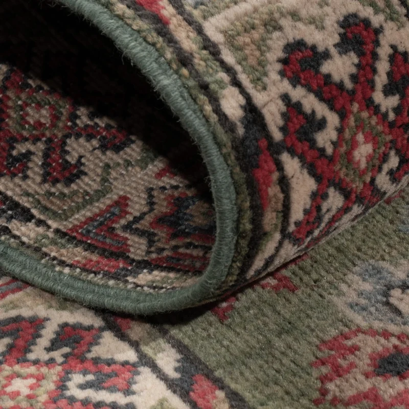 Kazak Teppich 64x181cm - Orientteppich - hellgrün