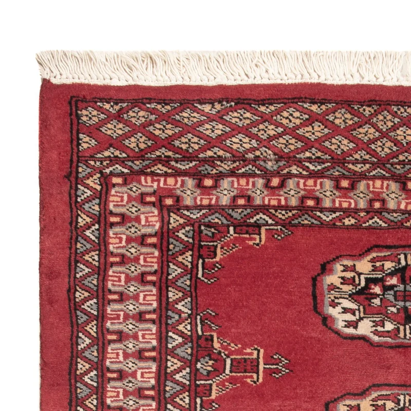 Pakistan Teppich 80x117cm - Orientteppich - rot