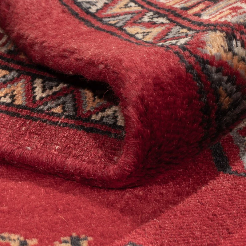 Pakistan Teppich 79x114cm - Orientteppich - rot