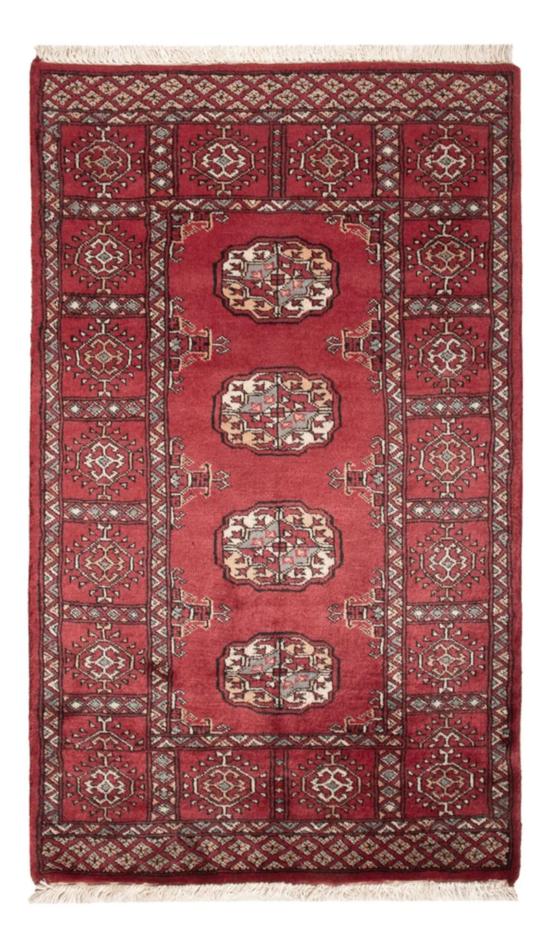 Pakistan Teppich 78x124cm - Orientteppich - rot