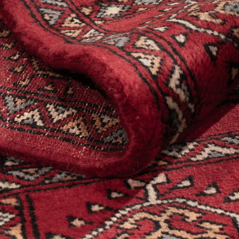 Pakistan Teppich 78x124cm - Orientteppich - rot