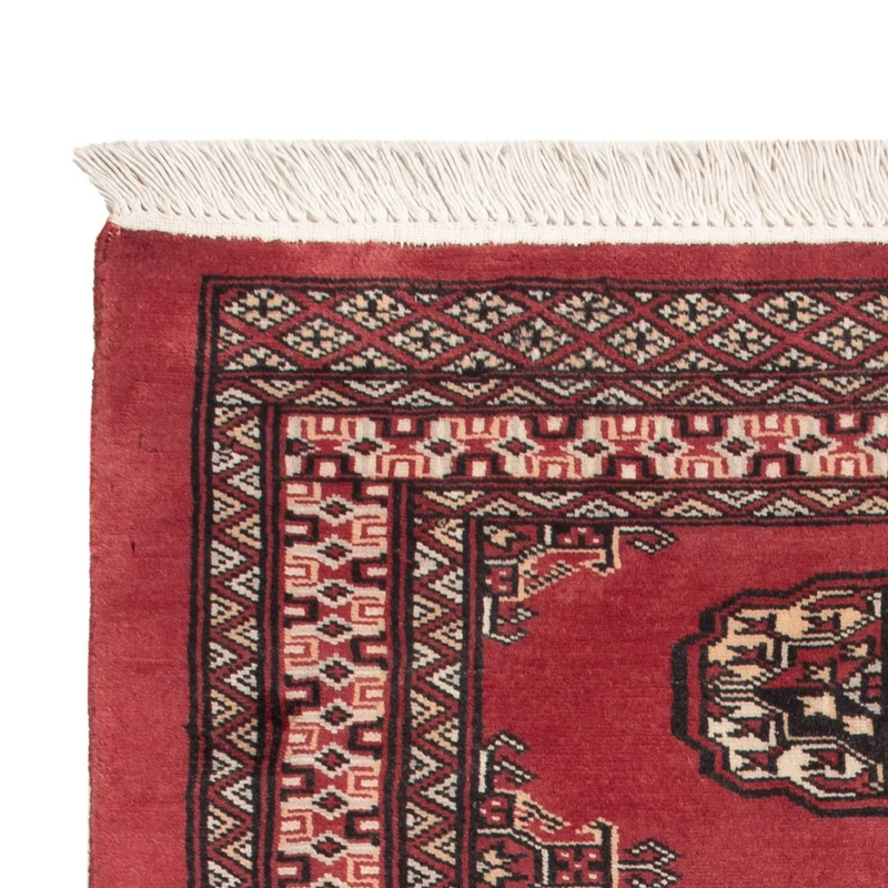 Pakistan Teppich 80x120cm - Orientteppich - rot