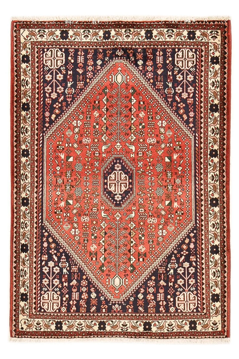 Abadeh Teppich 108x150cm - Perserteppich - rot