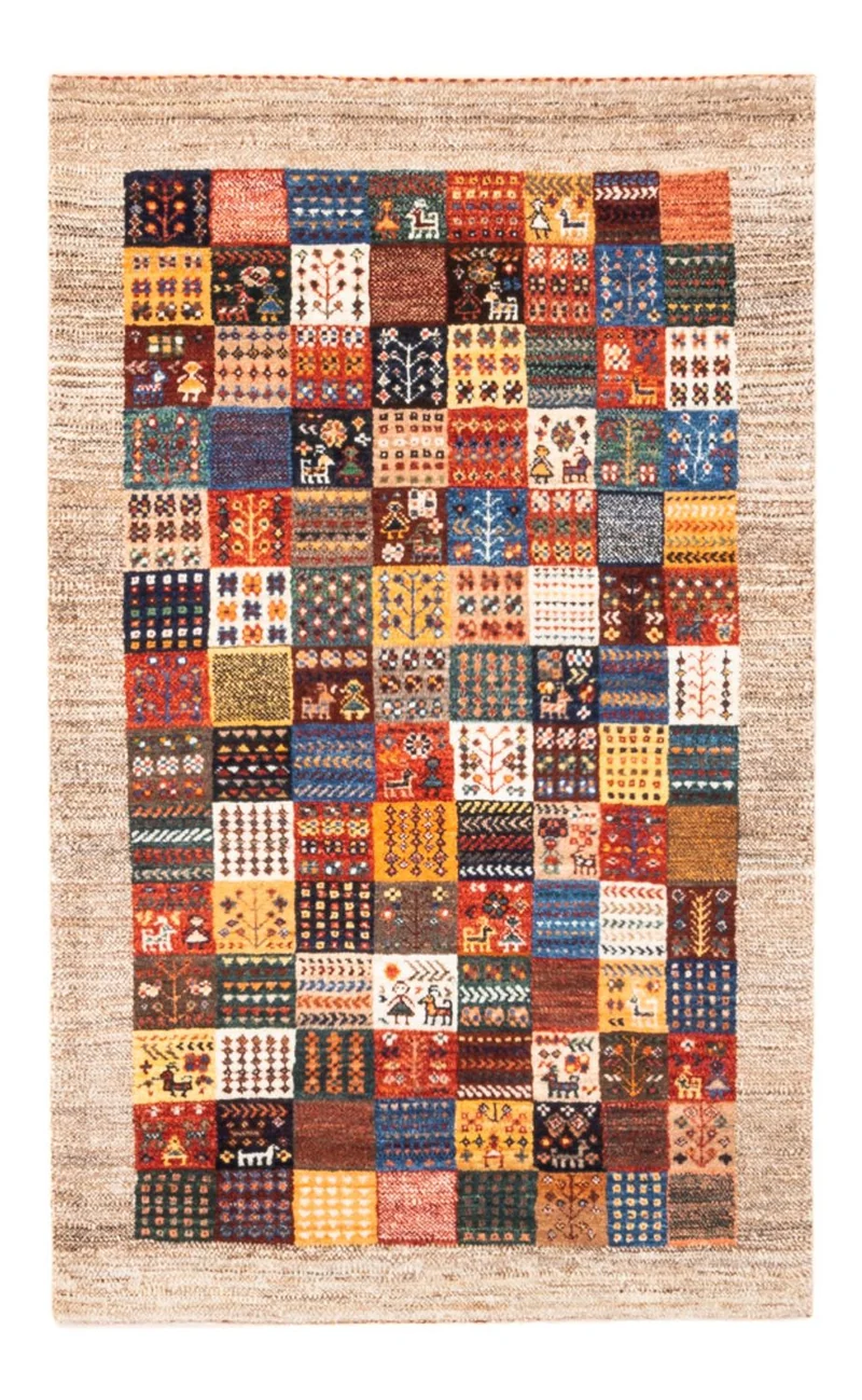 Loribaft Teppich Perser 84x132cm - Orientteppich - mehrfarbig