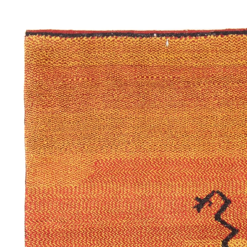 Gabbeh Persisch Teppich 150x196cm - Perserteppich Wollteppich - mehrfarbig